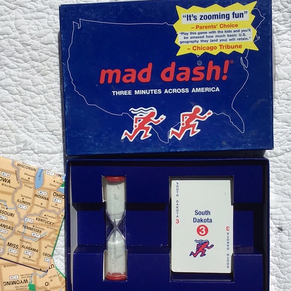Mad Dash! Three Minutes Across America Card Deck Game - Picture 2 of 8